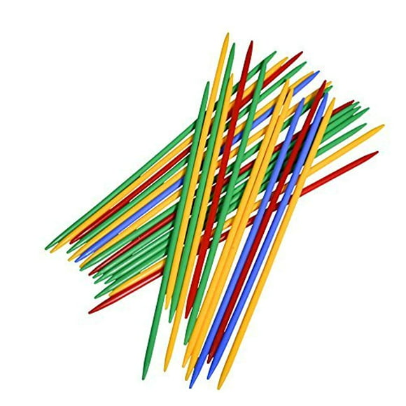 30pcs/set Classic Plastic Pick Up Sticks Set Traditional Game Toy S_ch
